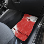 Personalised St. George Illawarra Dragons Rugby Car Mats Red Dragon Mascot - Sporty Splash Art Style