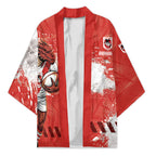 Personalised St. George Illawarra Dragons Rugby Kimono Red Dragon Mascot - Sporty Splash Art Style