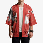 Personalised St. George Illawarra Dragons Rugby Kimono Red Dragon Mascot - Sporty Splash Art Style