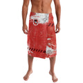 Personalised St. George Illawarra Dragons Rugby Lavalava Red Dragon Mascot - Sporty Splash Art Style