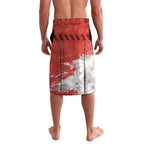 Personalised St. George Illawarra Dragons Rugby Lavalava Red Dragon Mascot - Sporty Splash Art Style