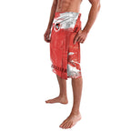 Personalised St. George Illawarra Dragons Rugby Lavalava Red Dragon Mascot - Sporty Splash Art Style