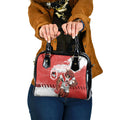 Personalised St. George Illawarra Dragons Rugby Shoulder Handbag Red Dragon Mascot - Sporty Splash Art Style