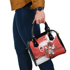 Personalised St. George Illawarra Dragons Rugby Shoulder Handbag Red Dragon Mascot - Sporty Splash Art Style