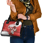 Personalised St. George Illawarra Dragons Rugby Shoulder Handbag Red Dragon Mascot - Sporty Splash Art Style