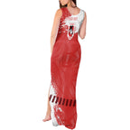 Personalised St. George Illawarra Dragons Rugby Tank Maxi Dress Red Dragon Mascot - Sporty Splash Art Style