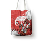 Personalised St. George Illawarra Dragons Rugby Tote Bag Red Dragon Mascot - Sporty Splash Art Style