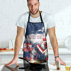 Personalized Sydney Roosters Rugby Apron Rooster Mascot - Sporty Splash Art Style