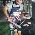 Personalized Sydney Roosters Rugby Apron Rooster Mascot - Sporty Splash Art Style