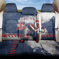 Personalized Sydney Roosters Rugby Back Car Seat Cover Rooster Mascot - Sporty Splash Art Style