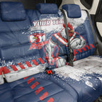 Personalized Sydney Roosters Rugby Back Car Seat Cover Rooster Mascot - Sporty Splash Art Style