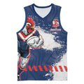 Personalized Sydney Roosters Rugby Basketball Jersey Rooster Mascot - Sporty Splash Art Style