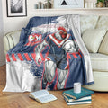 Personalized Sydney Roosters Rugby Blanket Rooster Mascot - Sporty Splash Art Style