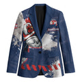 Personalized Sydney Roosters Rugby Blazer Rooster Mascot - Sporty Splash Art Style