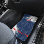 Personalized Sydney Roosters Rugby Car Mats Rooster Mascot - Sporty Splash Art Style