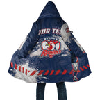 Personalized Sydney Roosters Rugby Cloak Rooster Mascot - Sporty Splash Art Style