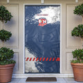 Personalized Sydney Roosters Rugby Door Cover Rooster Mascot - Sporty Splash Art Style