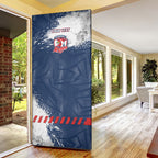 Personalized Sydney Roosters Rugby Door Cover Rooster Mascot - Sporty Splash Art Style