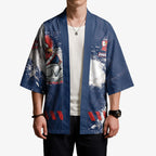 Personalized Sydney Roosters Rugby Kimono Rooster Mascot - Sporty Splash Art Style