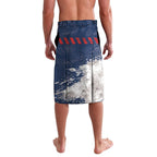 Personalized Sydney Roosters Rugby Lavalava Rooster Mascot - Sporty Splash Art Style