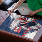 Personalized Sydney Roosters Rugby Puzzle Rooster Mascot - Sporty Splash Art Style