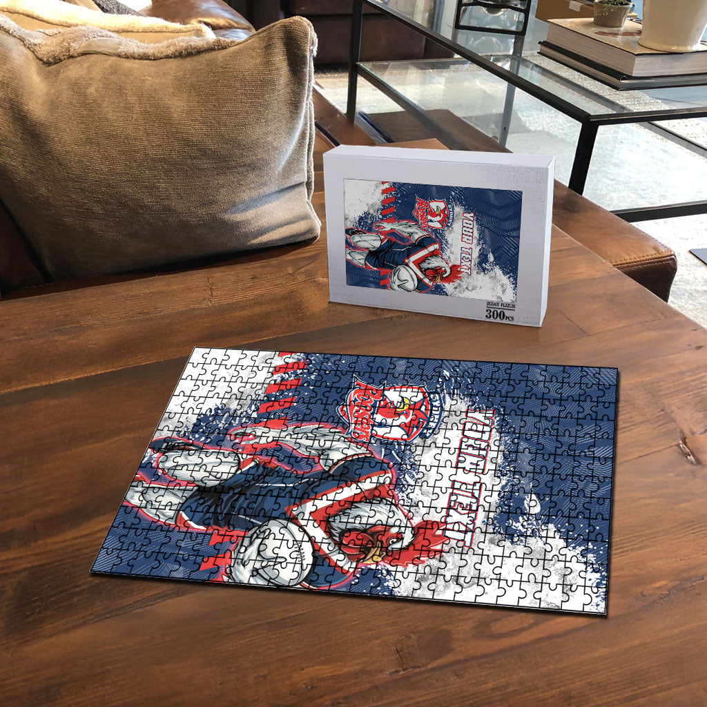 Personalized Sydney Roosters Rugby Puzzle Rooster Mascot - Sporty Splash Art Style