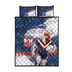Personalized Sydney Roosters Rugby Quilt Bed Set Rooster Mascot - Sporty Splash Art Style