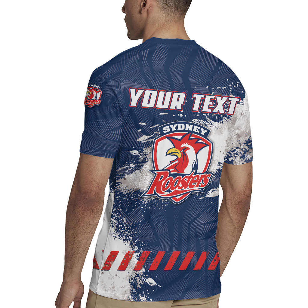 Personalized Sydney Roosters Rugby Rugby Jersey Rooster Mascot - Sporty Splash Art Style