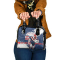 Personalized Sydney Roosters Rugby Shoulder Handbag Rooster Mascot - Sporty Splash Art Style