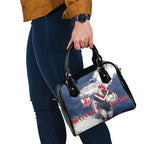 Personalized Sydney Roosters Rugby Shoulder Handbag Rooster Mascot - Sporty Splash Art Style