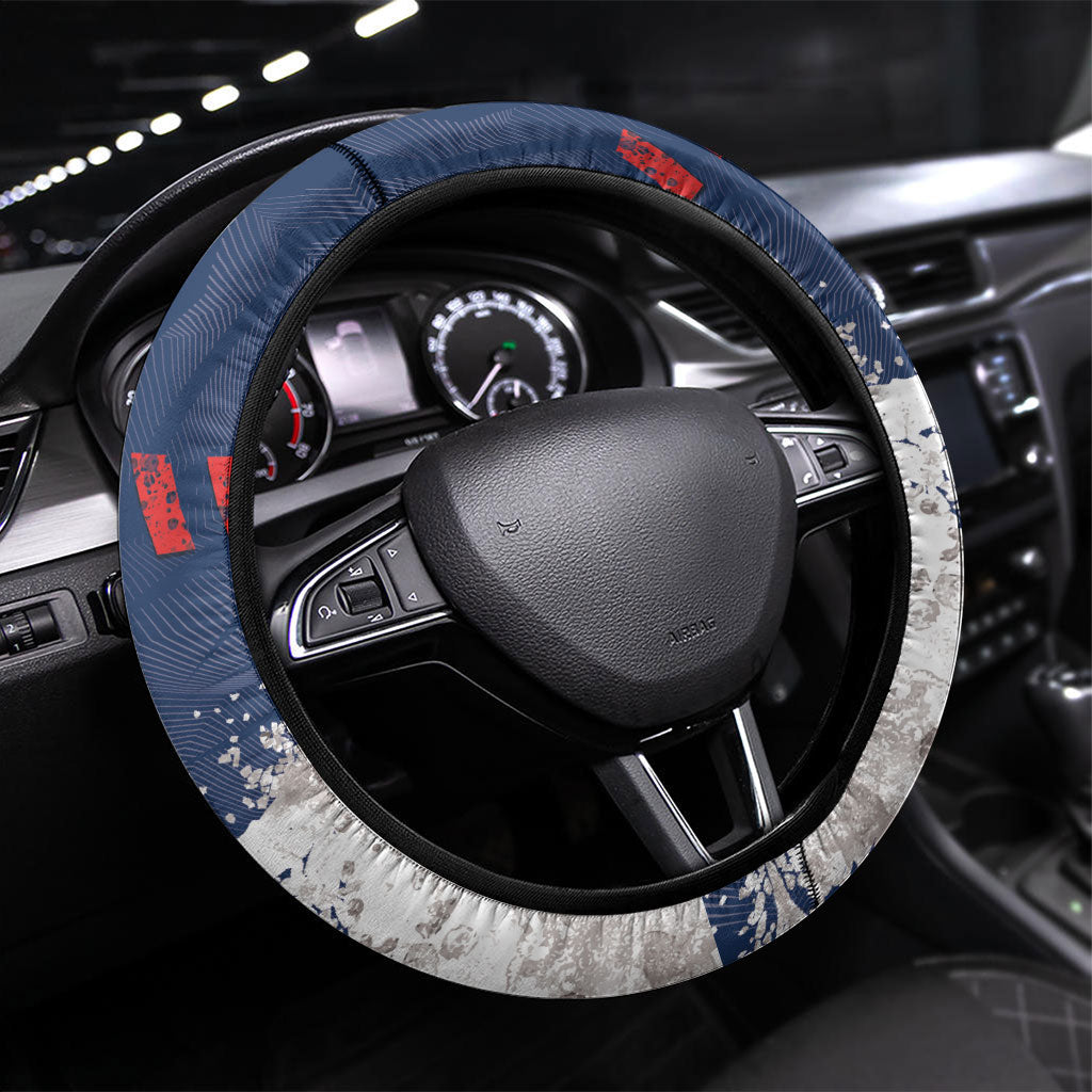 Sydney Roosters Rugby Steering Wheel Cover Rooster Mascot - Sporty Splash Art Style
