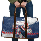 Personalized Sydney Roosters Rugby Travel Bag Rooster Mascot - Sporty Splash Art Style