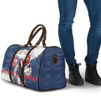 Personalized Sydney Roosters Rugby Travel Bag Rooster Mascot - Sporty Splash Art Style