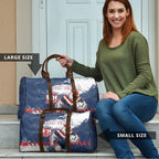 Personalized Sydney Roosters Rugby Travel Bag Rooster Mascot - Sporty Splash Art Style