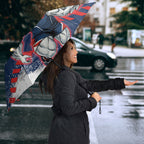 Personalized Sydney Roosters Rugby Umbrella Rooster Mascot - Sporty Splash Art Style