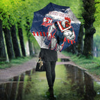 Personalized Sydney Roosters Rugby Umbrella Rooster Mascot - Sporty Splash Art Style