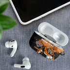 Personalized Wests Tigers Rugby AirPods Case Tiger Mascot - Sporty Splash Art Style
