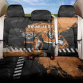 Personalized Wests Tigers Rugby Back Car Seat Cover Tiger Mascot - Sporty Splash Art Style