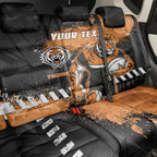 Personalized Wests Tigers Rugby Back Car Seat Cover Tiger Mascot - Sporty Splash Art Style