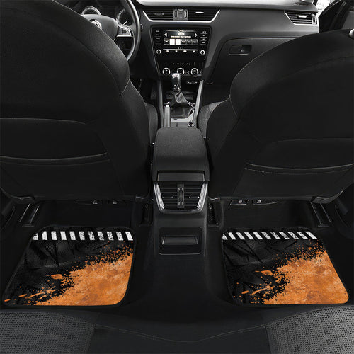 Personalized Wests Tigers Rugby Car Mats Tiger Mascot - Sporty Splash Art Style
