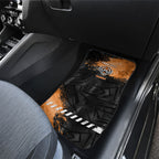 Personalized Wests Tigers Rugby Car Mats Tiger Mascot - Sporty Splash Art Style