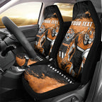 Personalized Wests Tigers Rugby Car Seat Cover Tiger Mascot - Sporty Splash Art Style