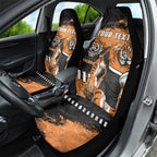 Personalized Wests Tigers Rugby Car Seat Cover Tiger Mascot - Sporty Splash Art Style