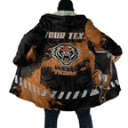 Personalized Wests Tigers Rugby Cloak Tiger Mascot - Sporty Splash Art Style