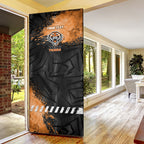 Personalized Wests Tigers Rugby Door Cover Tiger Mascot - Sporty Splash Art Style