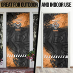 Personalized Wests Tigers Rugby Door Cover Tiger Mascot - Sporty Splash Art Style