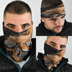 Personalized Wests Tigers Rugby Neck Gaiter Tiger Mascot - Sporty Splash Art Style