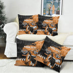 Personalized Wests Tigers Rugby Pillow Cover Tiger Mascot - Sporty Splash Art Style