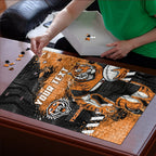 Personalized Wests Tigers Rugby Puzzle Tiger Mascot - Sporty Splash Art Style