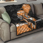 Personalized Wests Tigers Rugby Quilt Tiger Mascot - Sporty Splash Art Style
